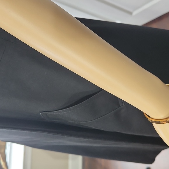 CALVIN KLEIN BLACK SLEEVELESS DRESS RUFFLED NECKLINE SIZE 6 - Picture 6 of 13